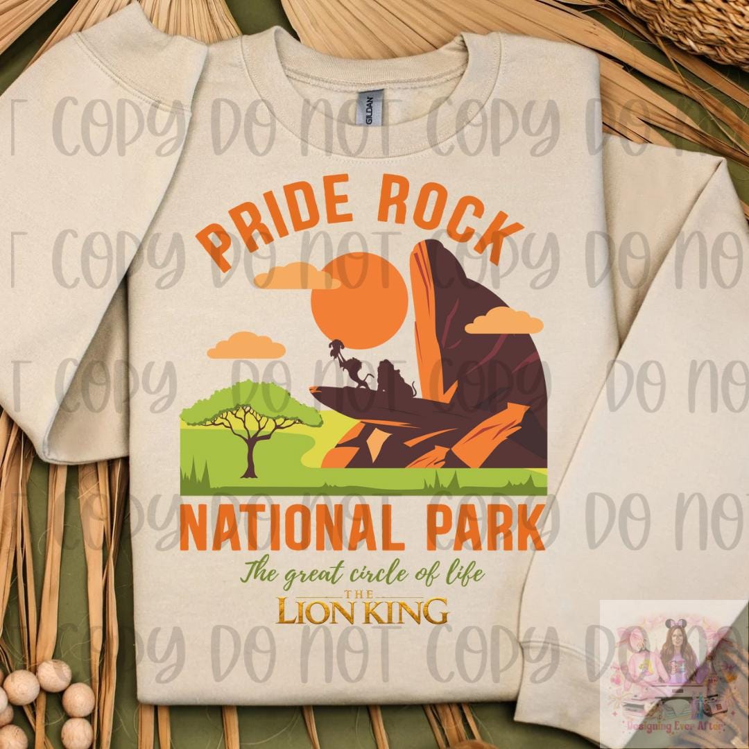 Retro Pride Rock National Park Shirt