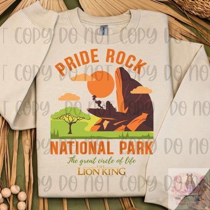 Retro Pride Rock National Park Shirt