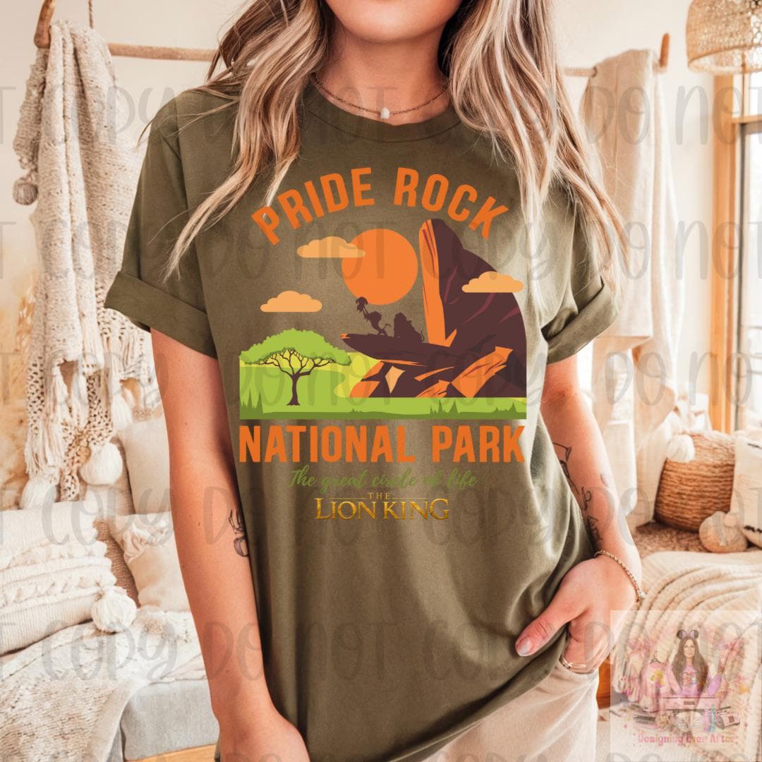 Retro Pride Rock National Park Shirt
