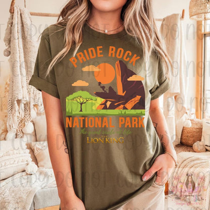 Retro Pride Rock National Park Shirt